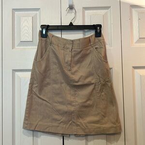 Grace Elements Tan Skirt with Pockets